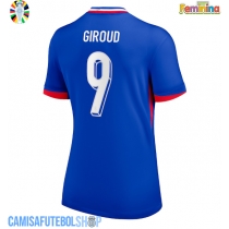 Camisa de time de futebol França Olivier Giroud #9 Replicas 1º Equipamento Feminina Europeu 2024 Manga Curta